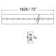 Aluminium Piano Hinge - 50.8mm Wide